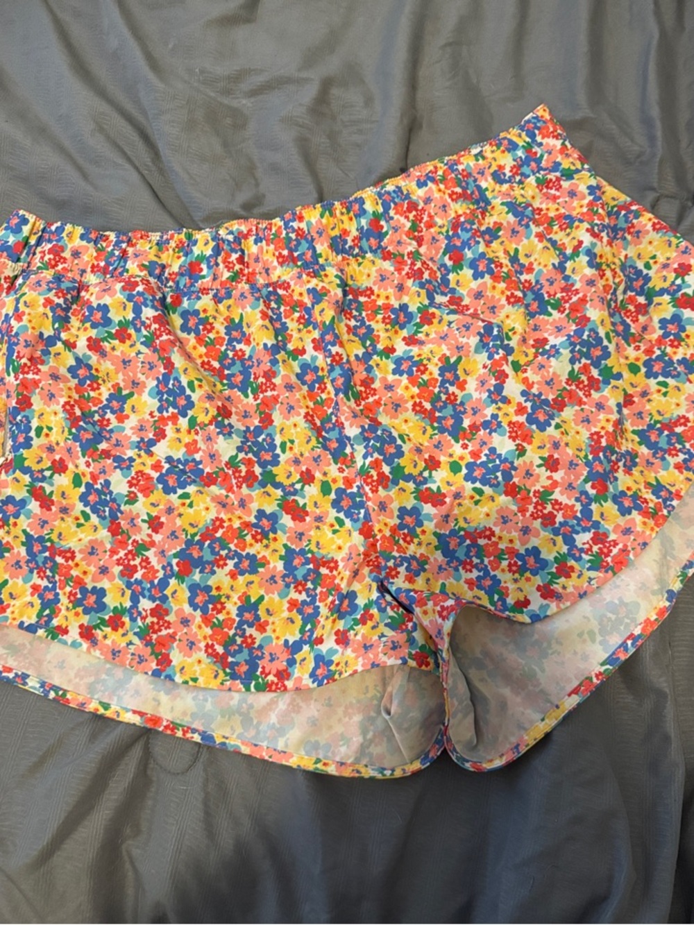 Old Navy Floral Athletic Shorts - Multicolor